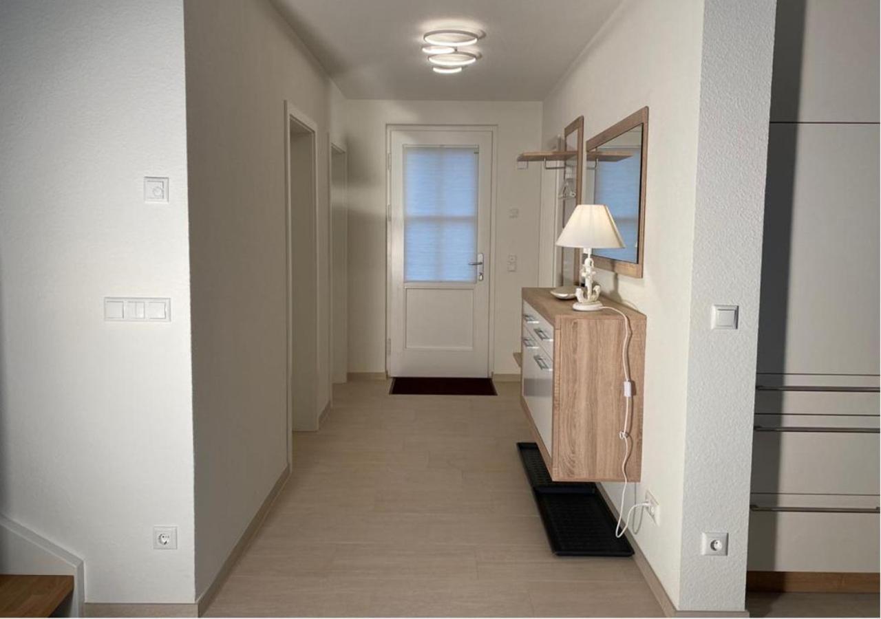 Modernes Reetdach-Ostseeferienhaus Bella Mare, Insel Usedom Mit Sauna, Kamin & Sonnenterrasse Zirchow Esterno foto